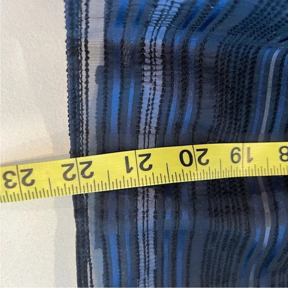 Black Plaid A Line Knee Length Skirt Womens 8 - Picture 7 of 10